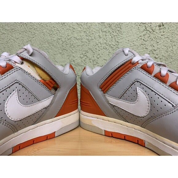 NIKE AIR FORCE 2 II GREY ORANGE 305602-013 ALPHA PHYSICAL CLUB terminator Sz 8.5 main image 5